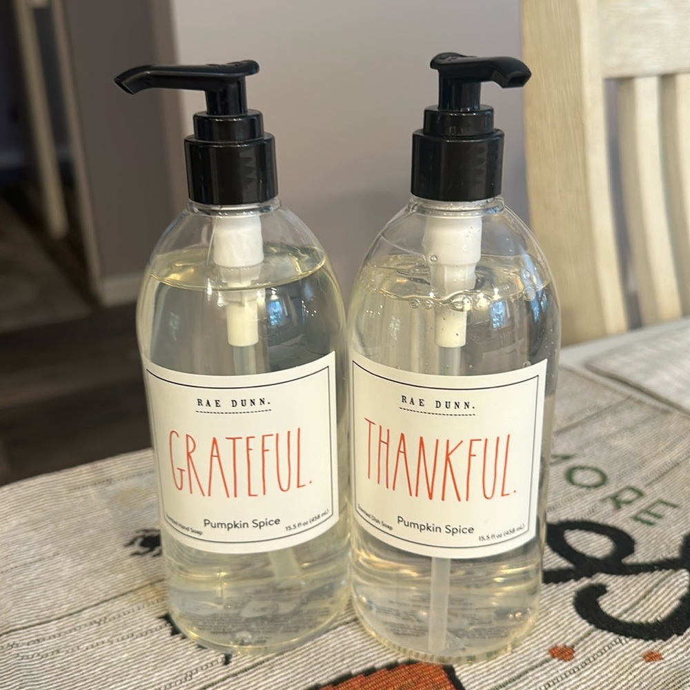 Rae Dunn Scented hand soap and dish soap